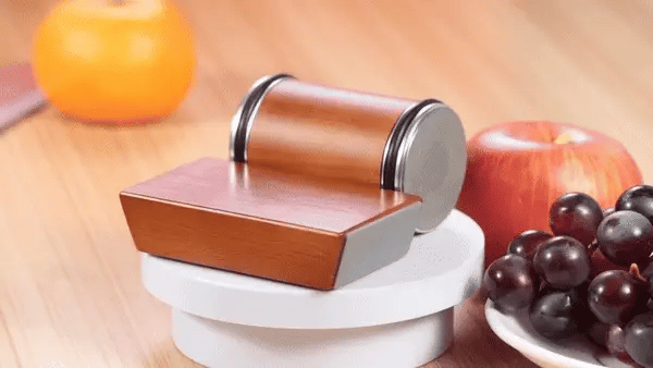 Magnetic rolling knife sharpener for effortless precision sharpening and smooth kitchen use